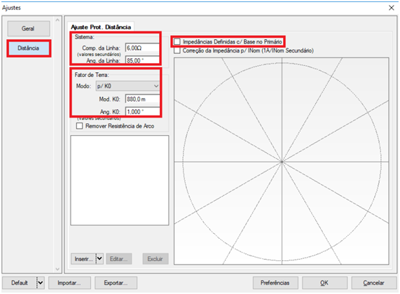 Figura 9 - Configurações das Características da Linha no Software Distanc.png